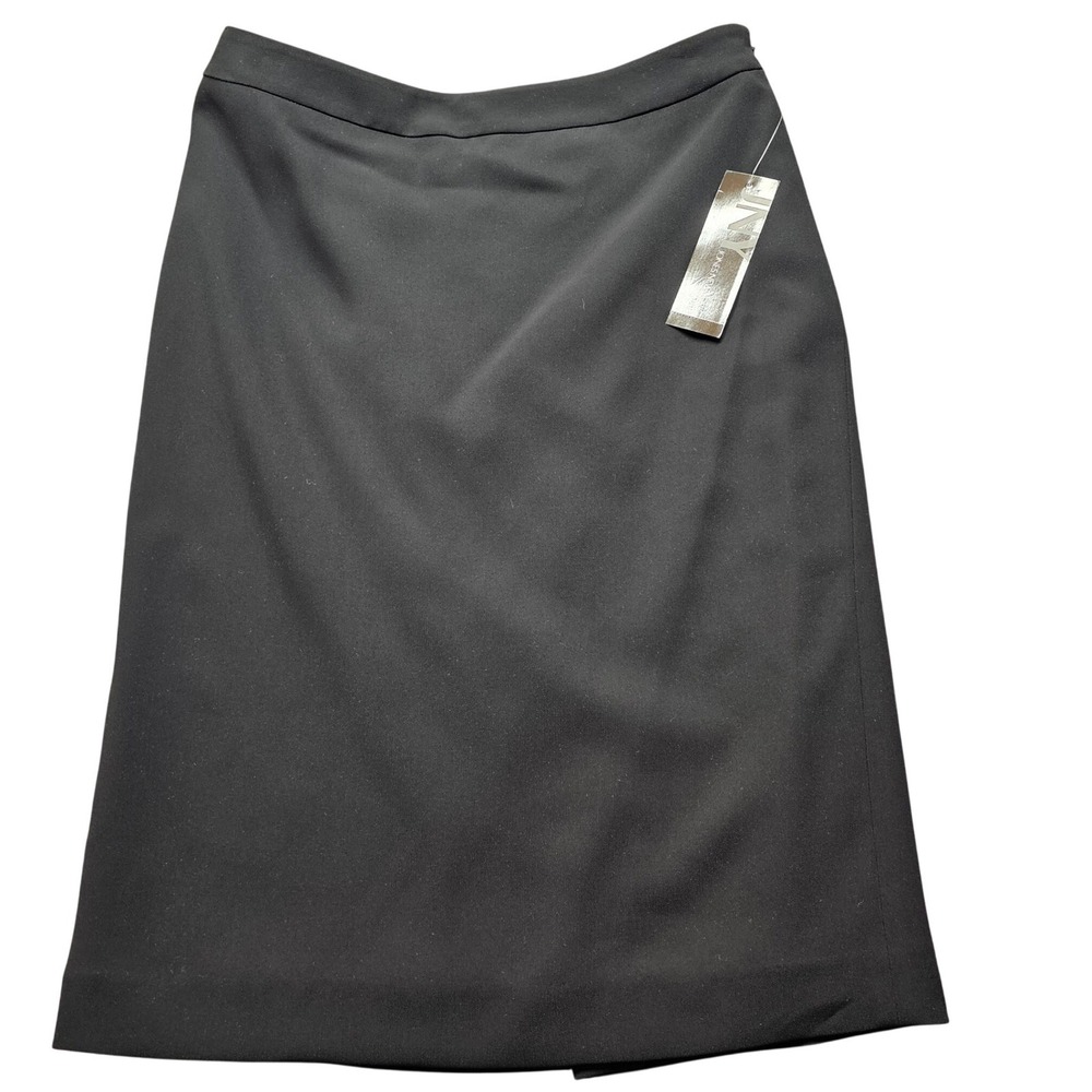 NWT Jones New York Suit Black Pencil Skirt Size 6 Side Zip Professional Workwear